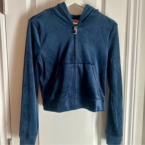 Y2K Juicy Couture Navy Hoodie